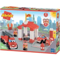 Детский конструктор Abrick Пожарная станция, 33х22,5х26см, Ecoiffier