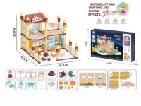 Набор “Дом“ 150 элементов, в комплекте: дом, куколка, мебель, аксессуары