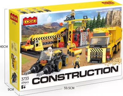 Конструктор «Строительная техника», 604 детали