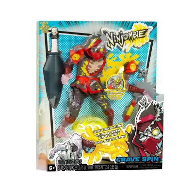 Ninjombie Игровой набор фигурка со слаймом Грейв Спин