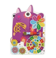 Бизиборд “Кошечка Мяу“ с часами