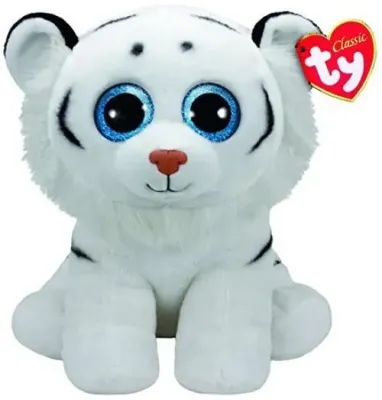 Ty Beanie Boos Белый Тигр Tundra 40 см