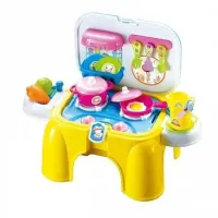 ALTACTO Игровой набор “Веселый поваренок“ (чемодан-стульчик,аксесс., звук, свет)