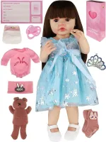 Кукла мечты Reborn 55см (тело винил, одежда 2 компл.,аксесс. в наборе, свид.о рождении)