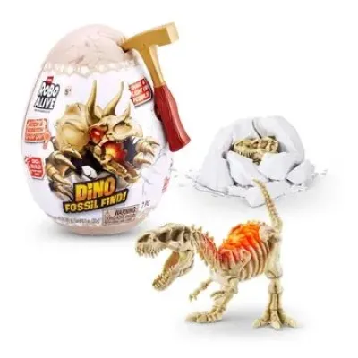 Игровой набор ZURU Robo Alive DINO FOSSIL mini раскопки  динозавра,  свет