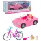 Машинка “Girl's Club“, в компл. кукла, велосипед, собачки, аксесс.