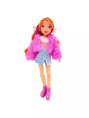 Шарнирная кукла Winx Club “Fashion“ Блум с крыльями и аксессуарами (6 шт.),  24 см,