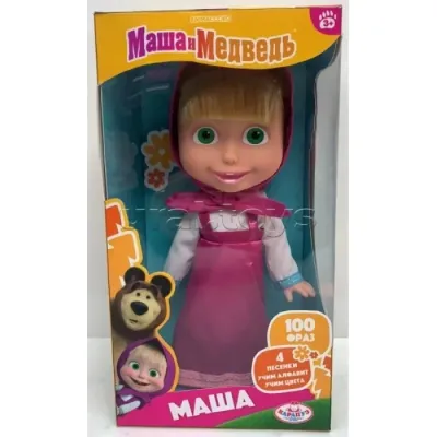 Кукла Маша и Медведь 25см, КАРАПУЗ 