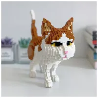 Конструктор пластиковый Balody "Котик-2" (1390 деталей, в коробке) ( Арт. 16037BA)