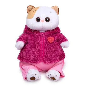BUDI BASA Кошка Ли-Ли в теплом костюме с сердечком 24 см