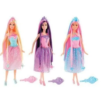 Маттел BARBIE Куклы-Принцессы с длинными волосами в ассорт.