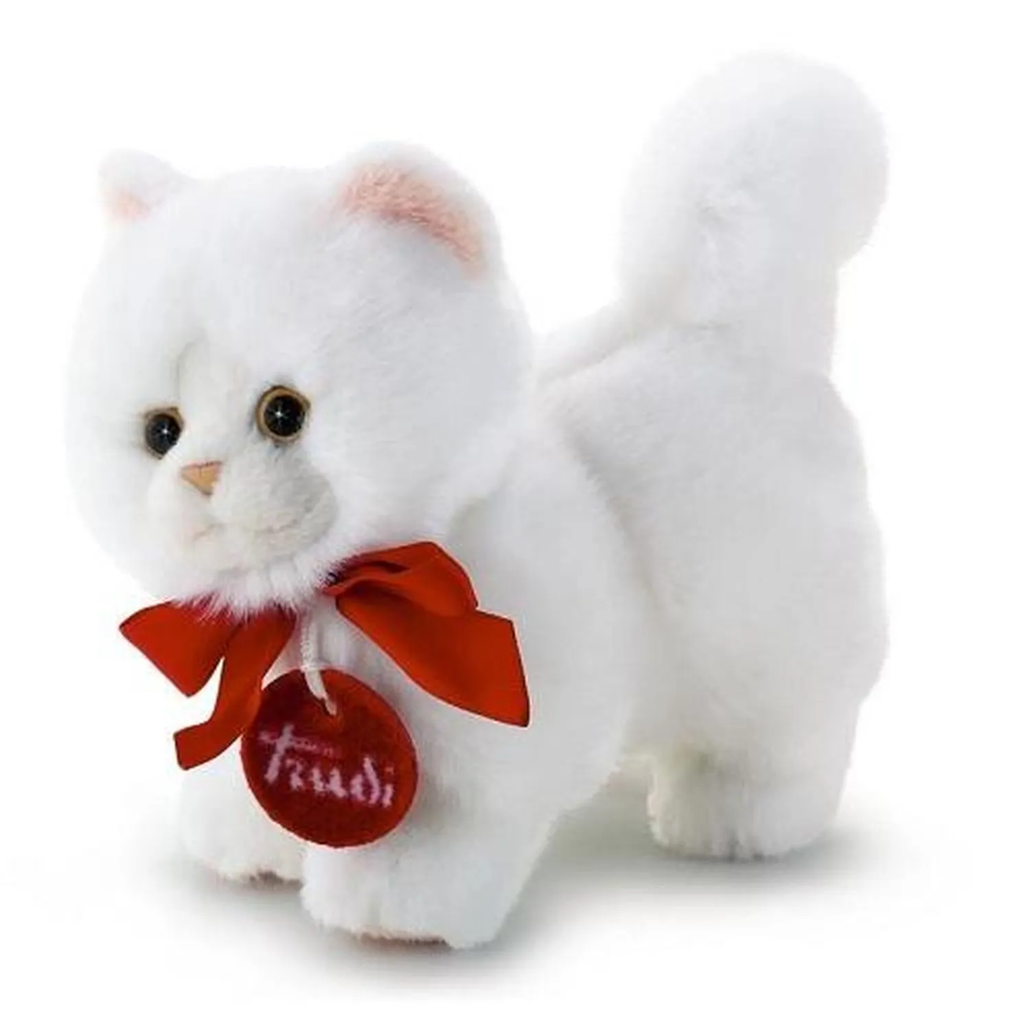 Кошка мягкая купить. Кошечка Trudi Делюкс. Белая кошечка Делюкс 15 см. Игрушки Trudi кошка. Мягкая игрушка "кошечка Маля".
