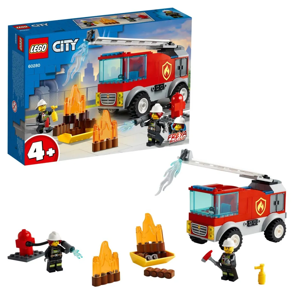 Конструктор LEGO CITY Fire Пожарная машина с лестницей купить в Краснодаре:  лучшая цена в детском интернет-магазине DaniLand