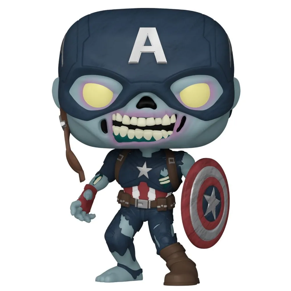 Игрушки Фигурка Funko POP! Marvel What If: Капитан Америка в образе зомби  из вселенной Marvel купить в Краснодаре: лучшая цена в детском  интернет-магазине DaniLand