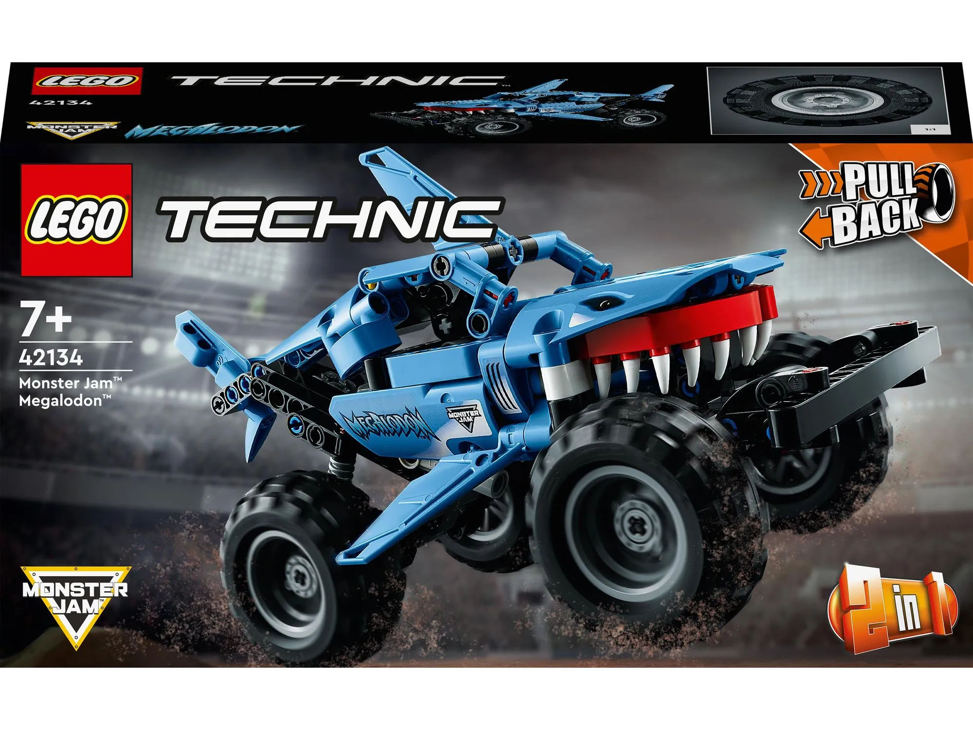 Конструктор LEGO Монстр-трак Monster Jam Megalodon купить в Краснодаре:  лучшая цена в детском интернет-магазине DaniLand