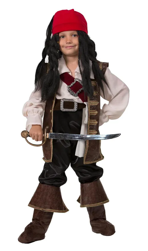 Описание товара - костюм пирата капитана Джека Воробья