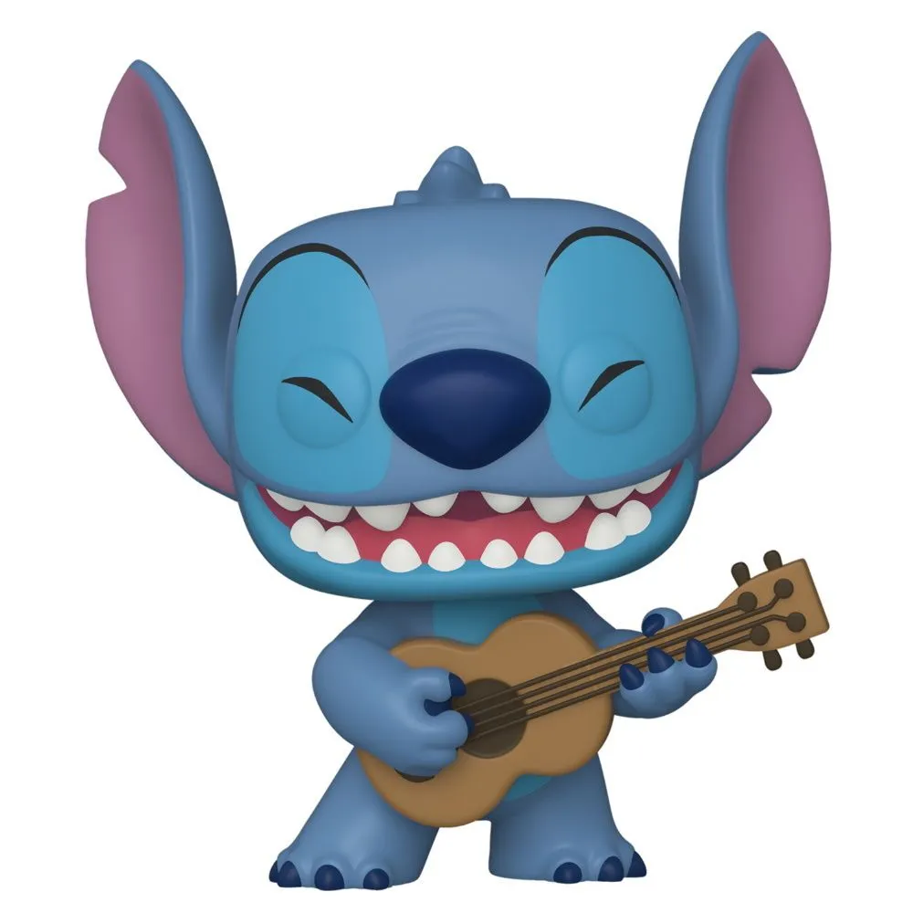 Игрушки Funko: Lilo and Stitch. Фигурка POP: Стич с гитарой (Stitch with  Ukulele) из мультфильма 