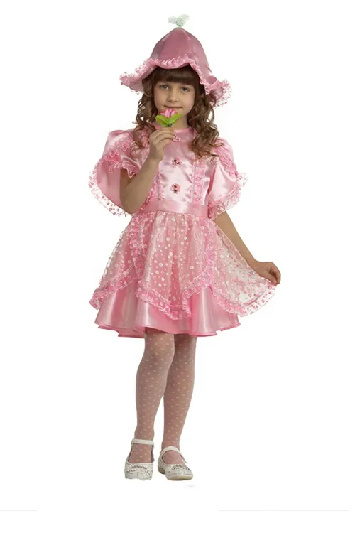карнавальный костюм нарядное платье дюймовочка для девочки