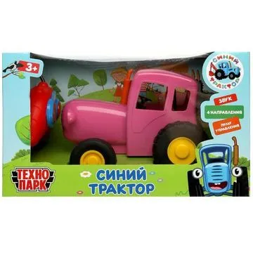 Модель р/у "Синий трактор" 20 см, звук, розовый. Арт. BLUTRA-20RCS-PK