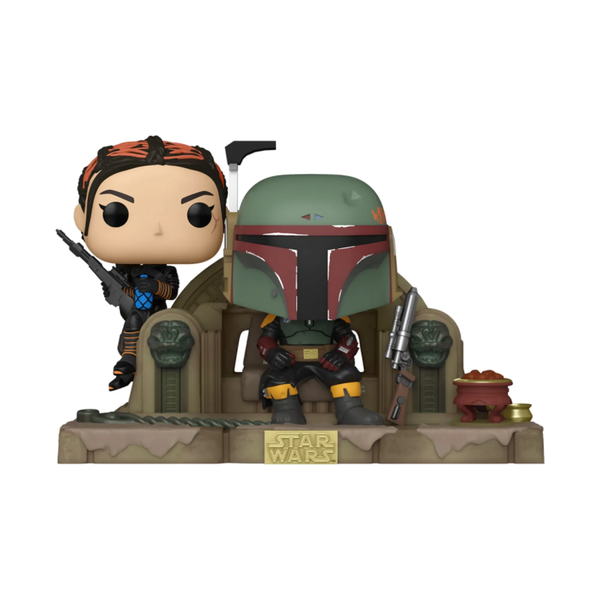 Игрушки Подвижная фигурка POP Moment: Mandalorian: Боба Фетт и Феннек Шанд  в тронном зале купить в Краснодаре: лучшая цена в детском интернет-магазине  DaniLand